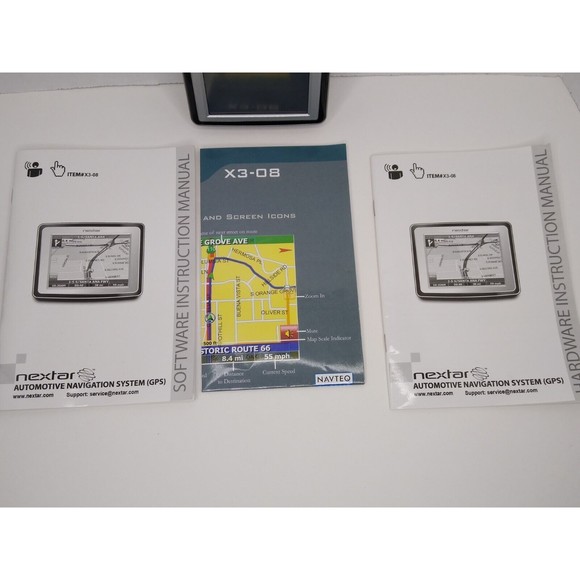 Nextar X3-08 Satellite GPS Navigation Unit Bundle Works With Instructions - Picture 2 of 15